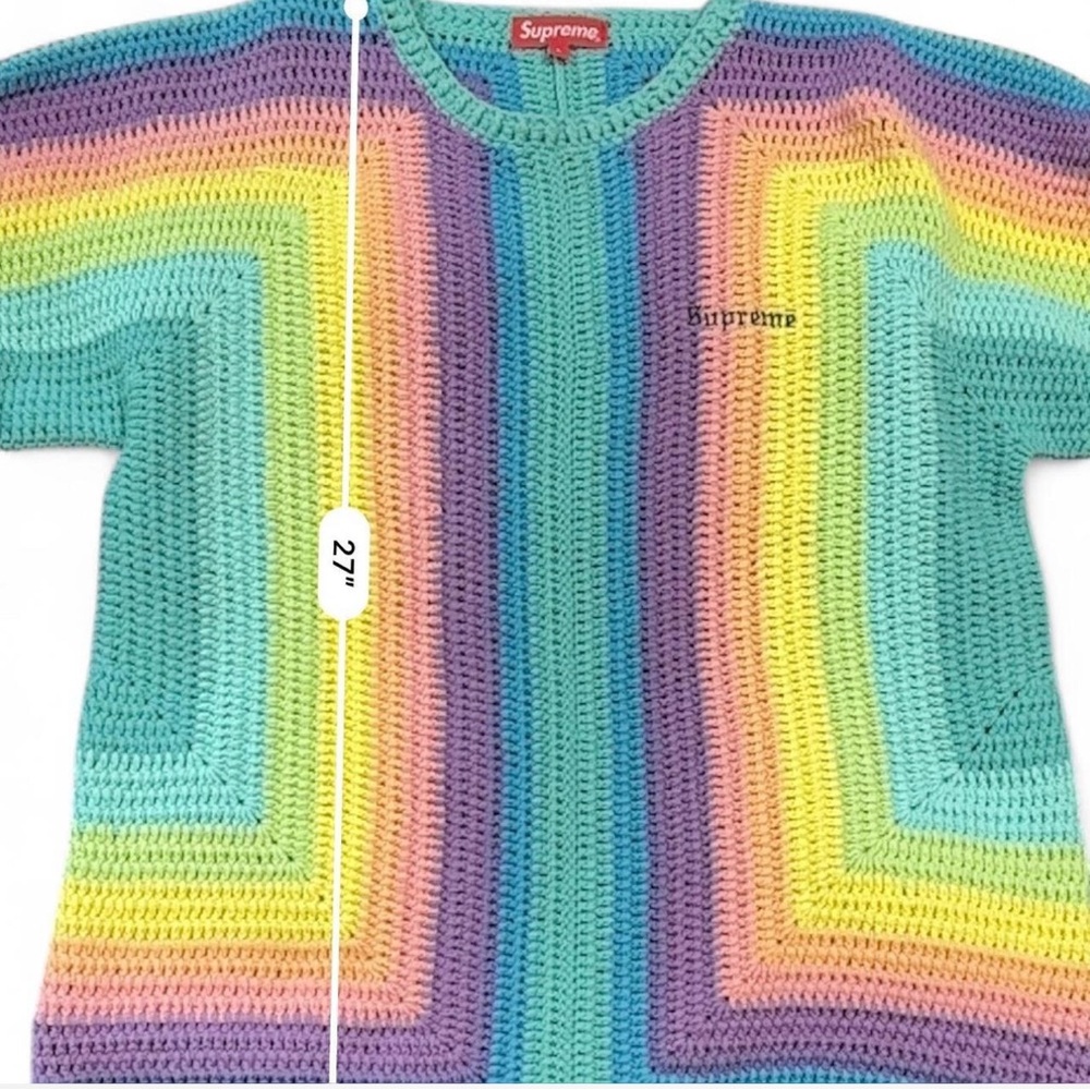 Supreme hand crocheted sweater